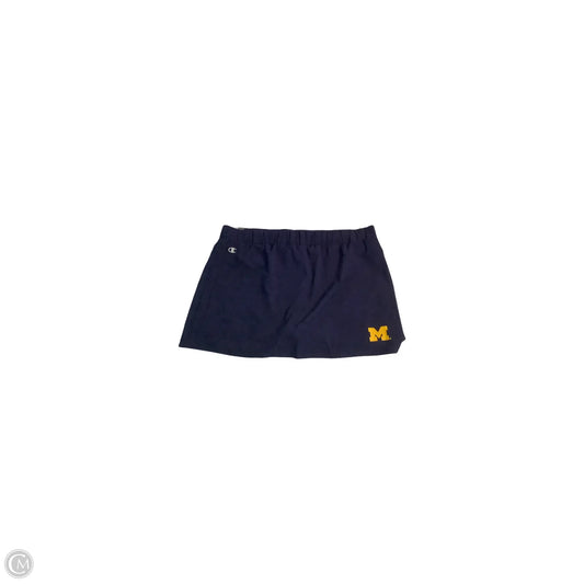 Athletic Skort By Champion In Blue, Size: Xl