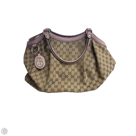 Handbag Luxury Designer By Gucci, Size: Large