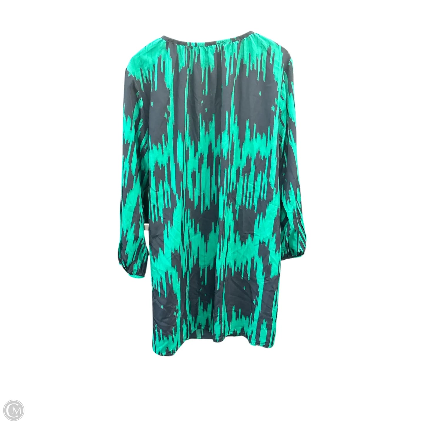 Dress Casual Midi By Michael By Michael Kors In Blue & Green, Size: 3x