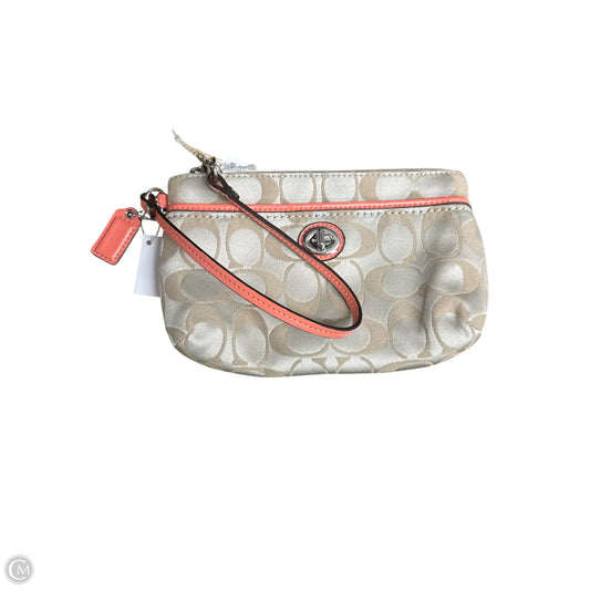 Wristlet Designer By Coach, Size: Large