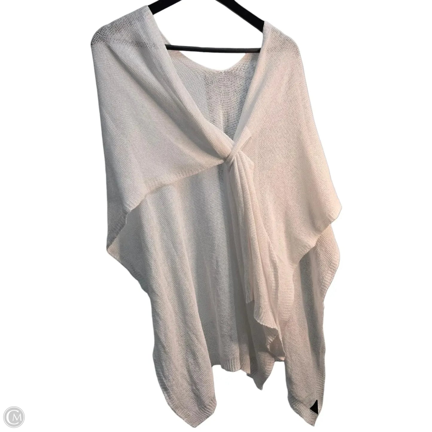 Shawl By Clothes Mentor In White, Size: Osfm