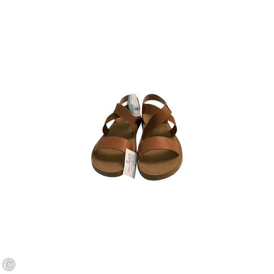 Sandals Flats By Forever 21 In Tan, Size: 7.5