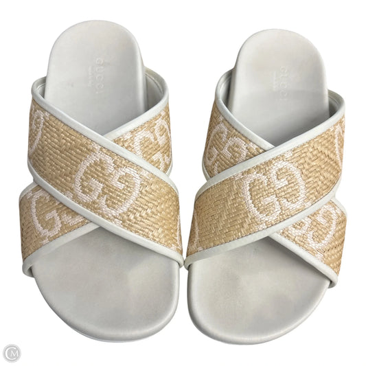 Shoes Luxury Designer By Gucci In Tan