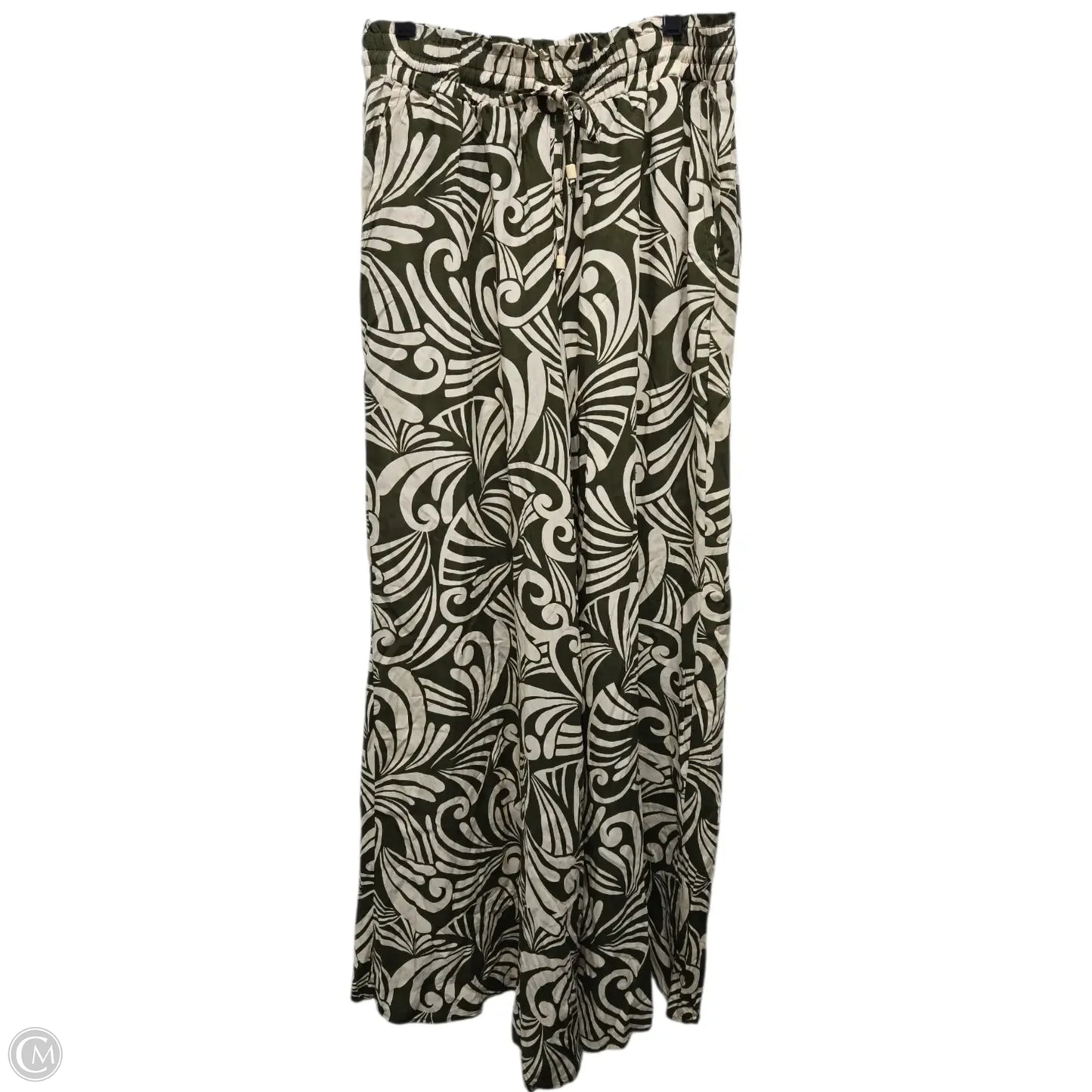 Pants Wide Leg By NEWM In Green, Size: L