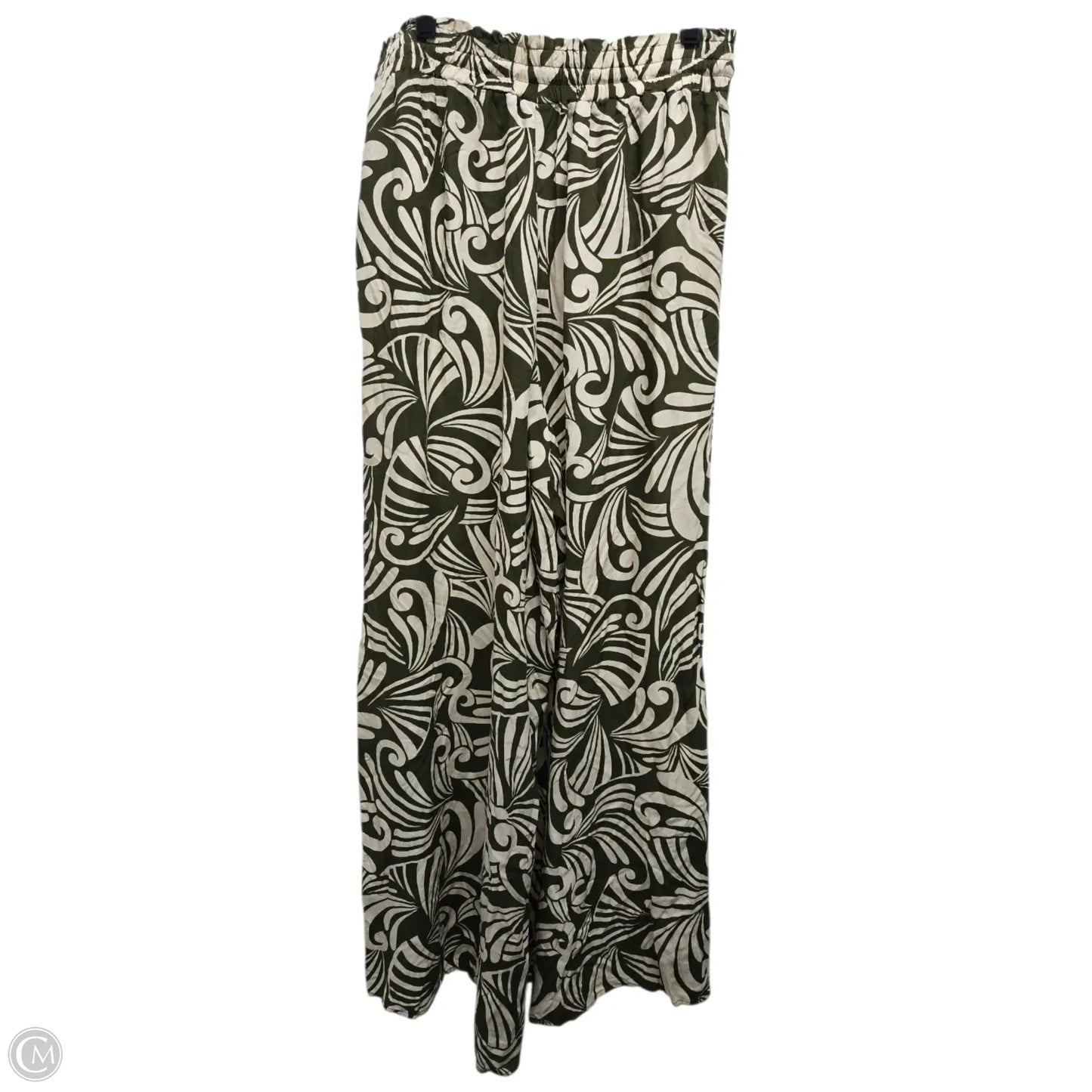 Pants Wide Leg By NEWM In Green, Size: L