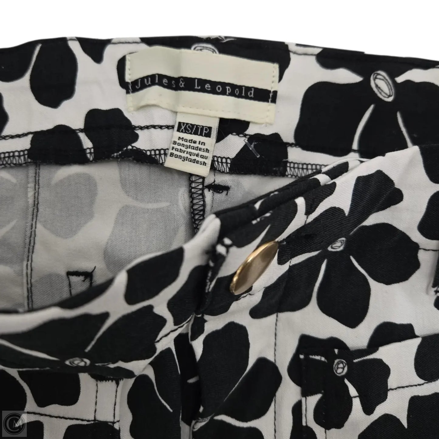 Pants Dress By Jules & Leopold In Black & White, Size: Xs