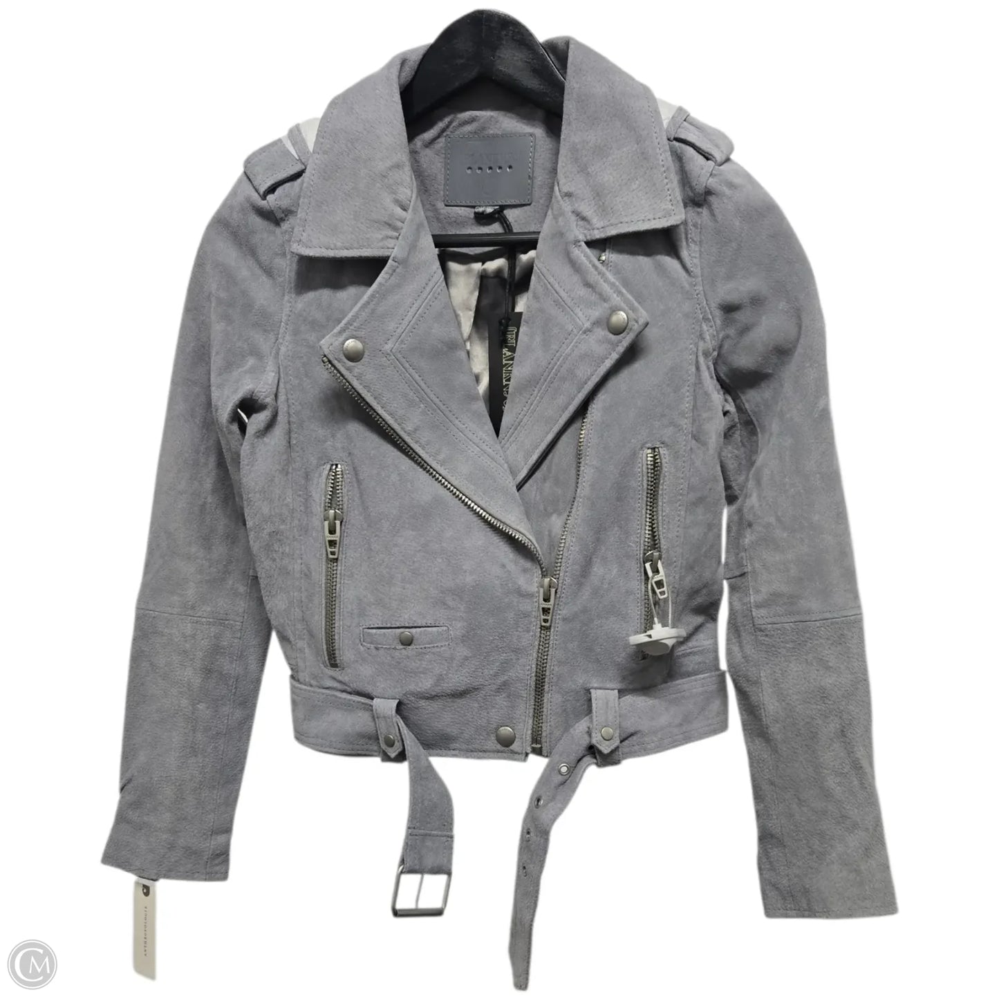 Jacket Leather By Blanknyc In Grey, Size: Xs