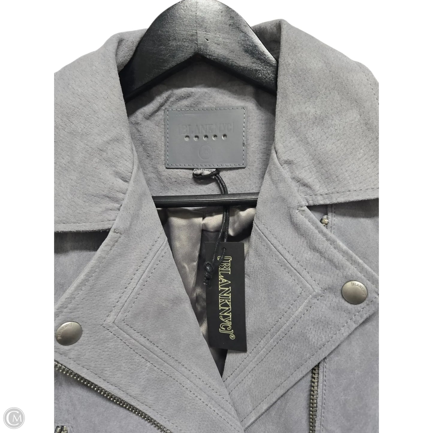 Jacket Leather By Blanknyc In Grey, Size: Xs