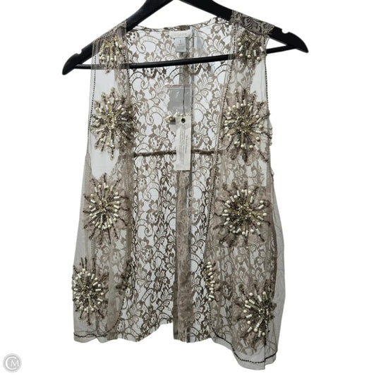 Vest Other By Chicos In Tan, Size: S
