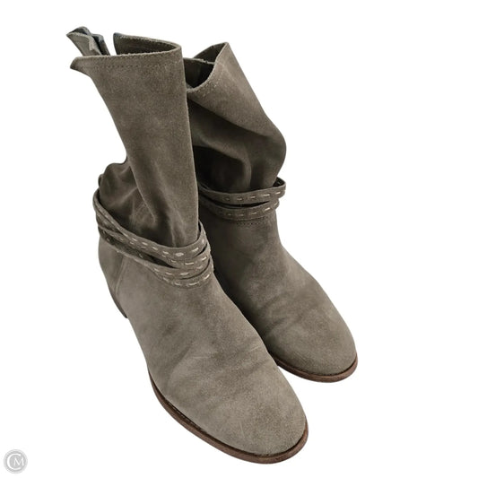 Boots Designer By Frye In Taupe, Size: 9