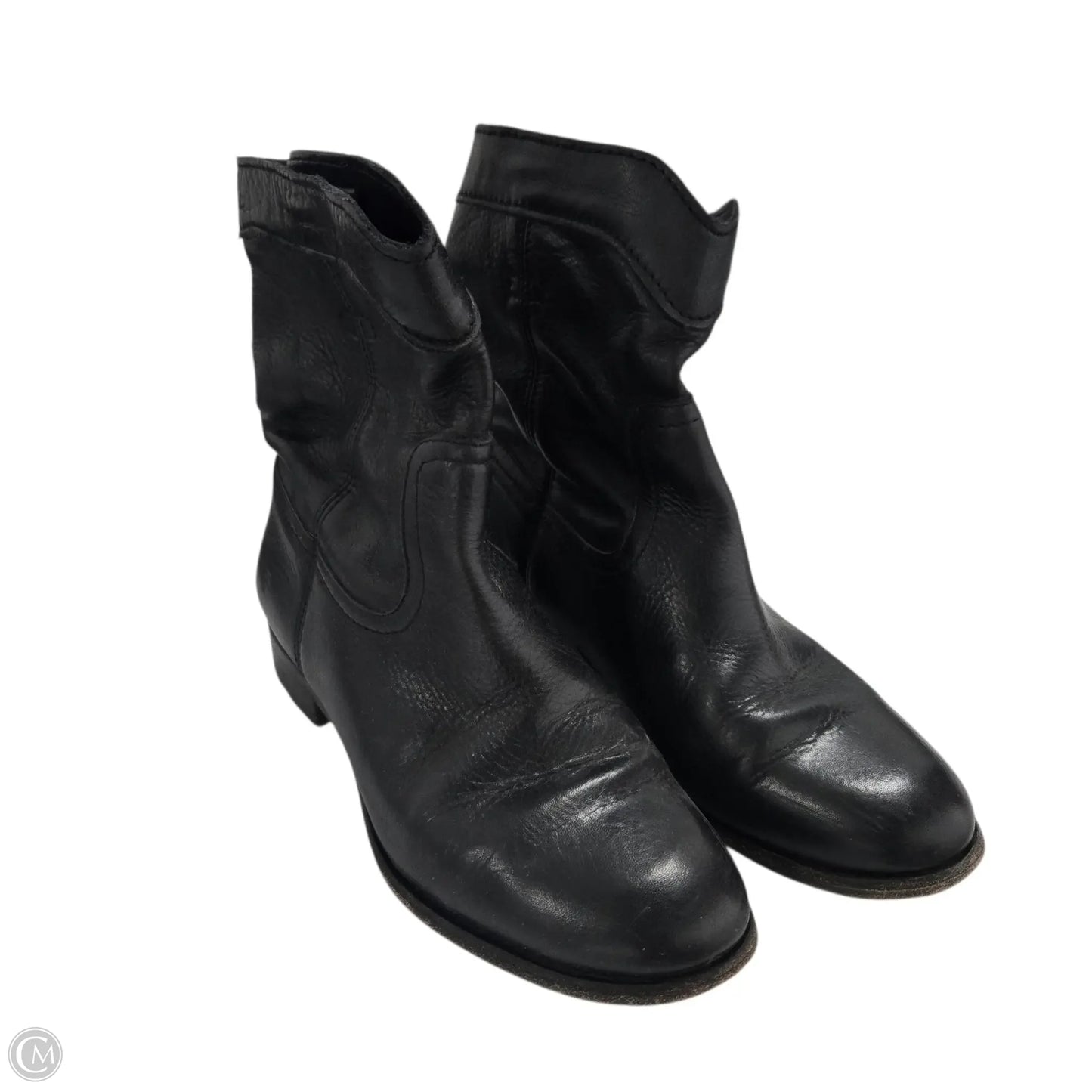 Boots Designer By Frye In Black, Size: 9
