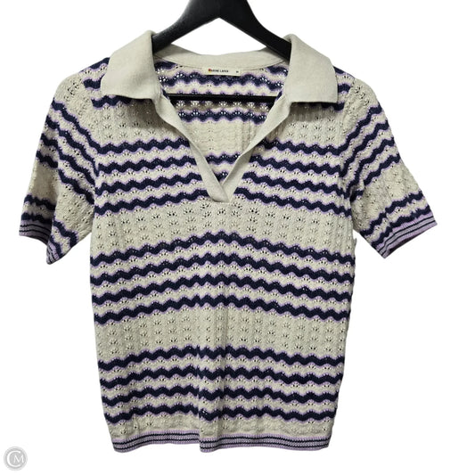 Top Short Sleeve Basic By Marine Layer In Purple, Size: M