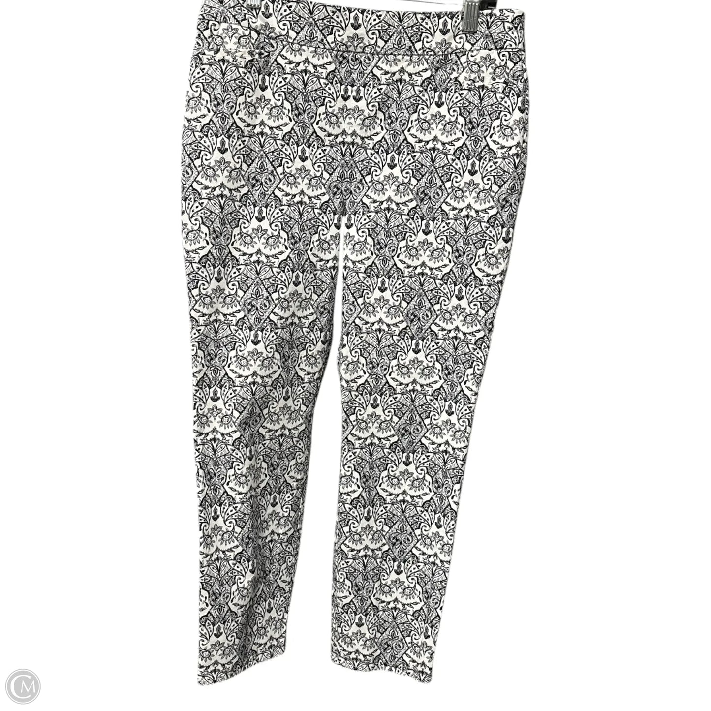 Pants Dress By Chicos In Black & White, Size: 4p