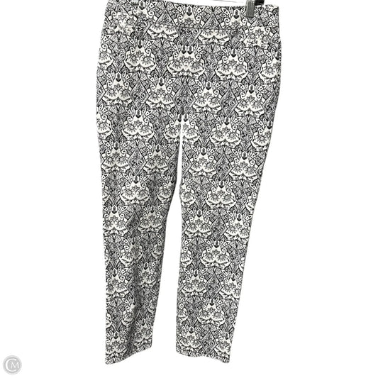 Pants Dress By Chicos In Black & White, Size: 4p