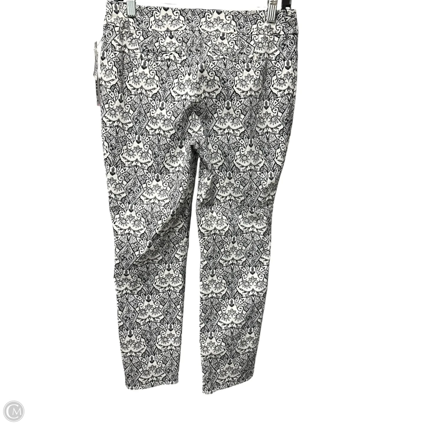 Pants Dress By Chicos In Black & White, Size: 4p