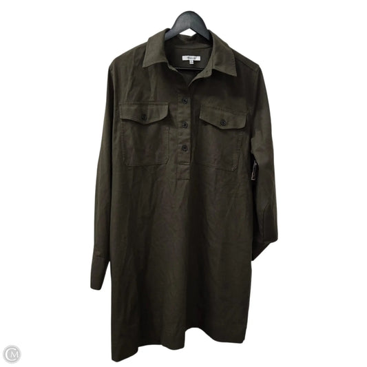 Dress Casual Midi By Madewell In Green, Size: Xl