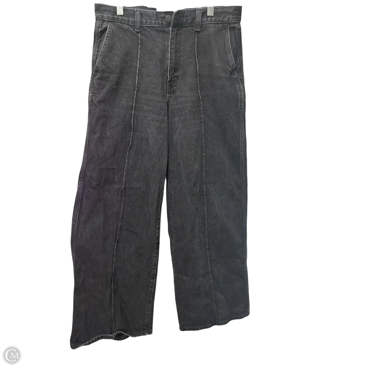 Jeans Wide Leg By Madewell In Black, Size: 8
