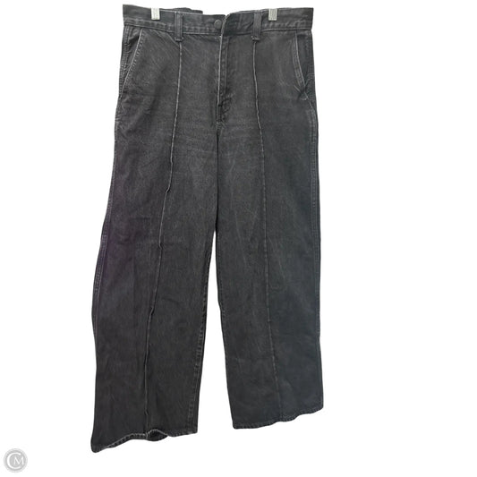 Jeans Wide Leg By Madewell In Black, Size: 8