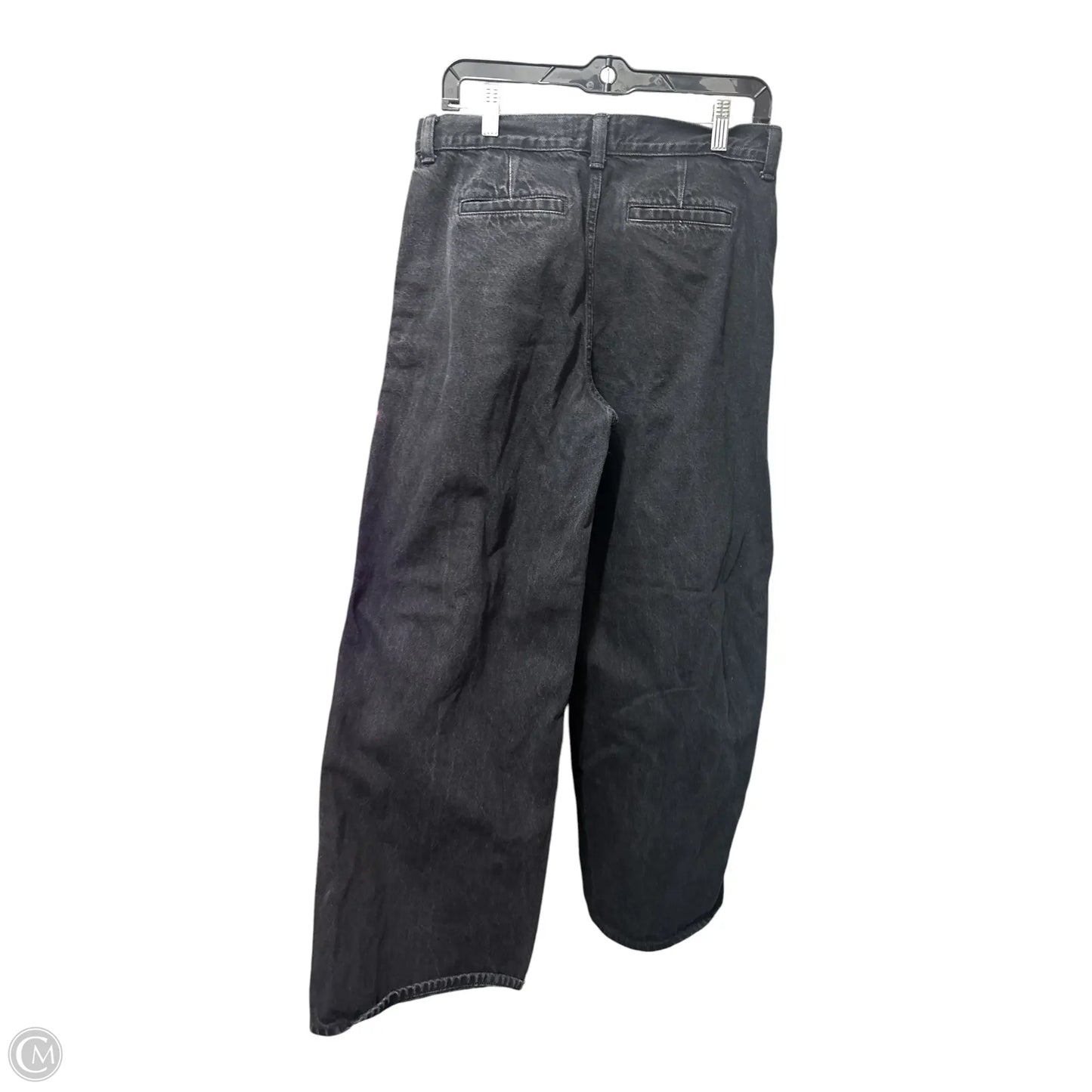 Jeans Wide Leg By Madewell In Black, Size: 8
