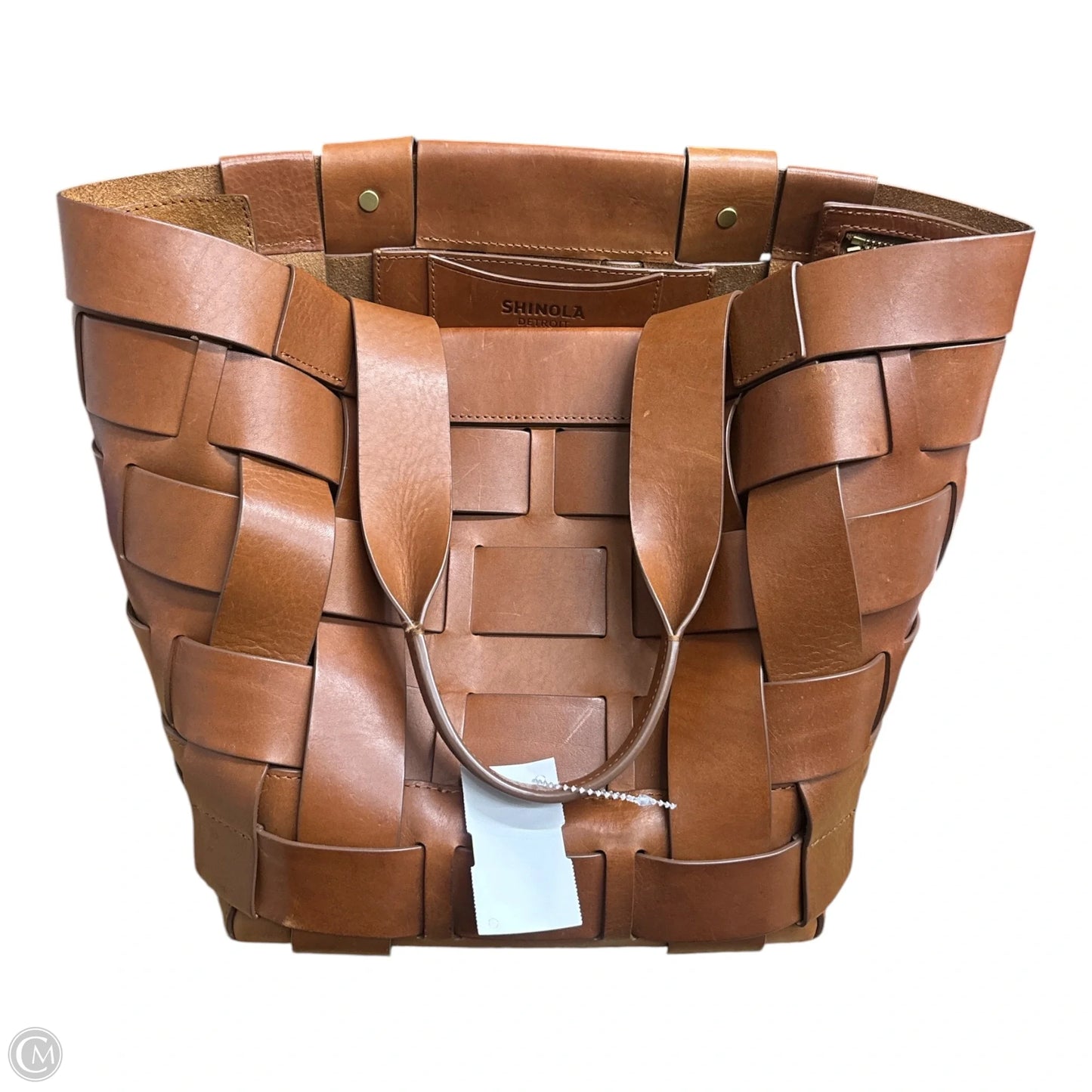 Handbag Leather By Clothes Mentor, Size: Large