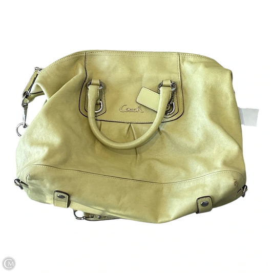 Handbag Designer By Coach, Size: Large