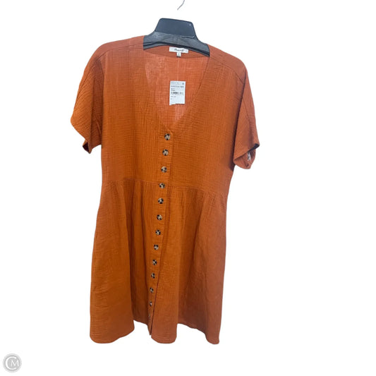 Dress Casual Maxi By Madewell In Orange, Size: M