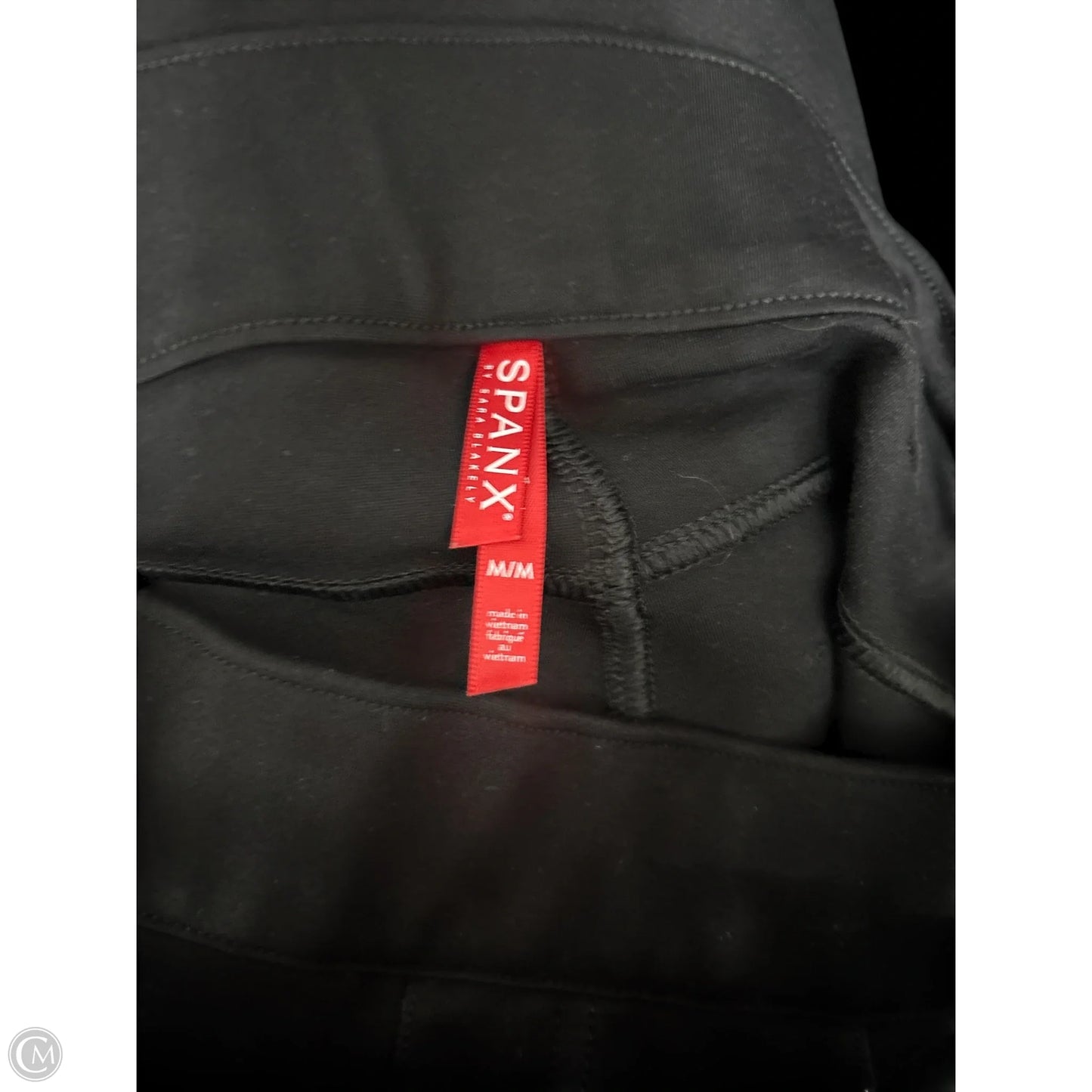 Athletic Leggings By Spanx In Black, Size: M