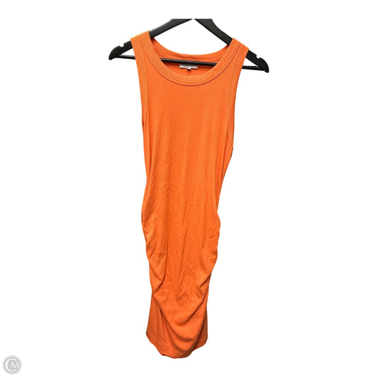 Dress Casual Midi By Michael Stars In Orange, Size: L
