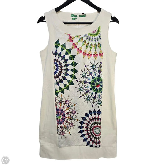 Dress Casual Midi By Desigual In Multi-colored, Size: L