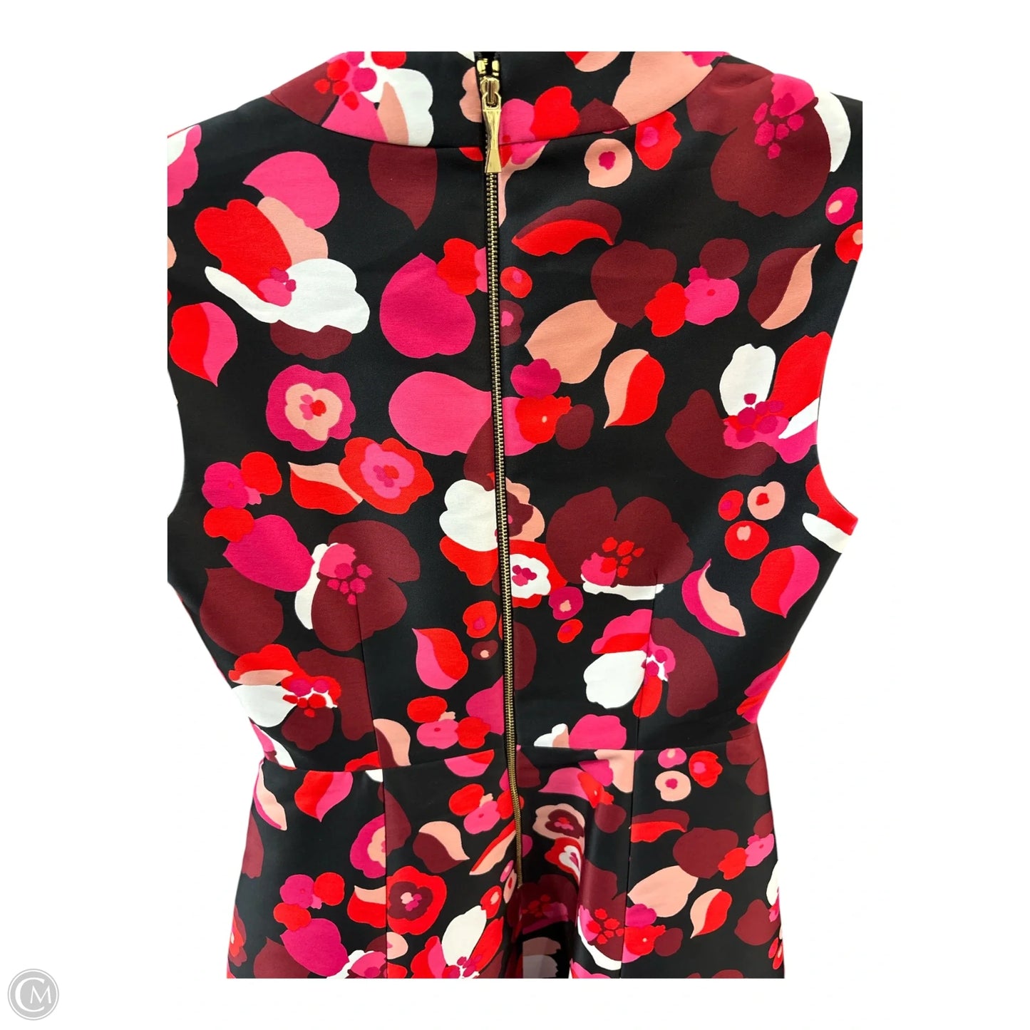 Dress Designer By Kate Spade In Black & Red, Size: 0