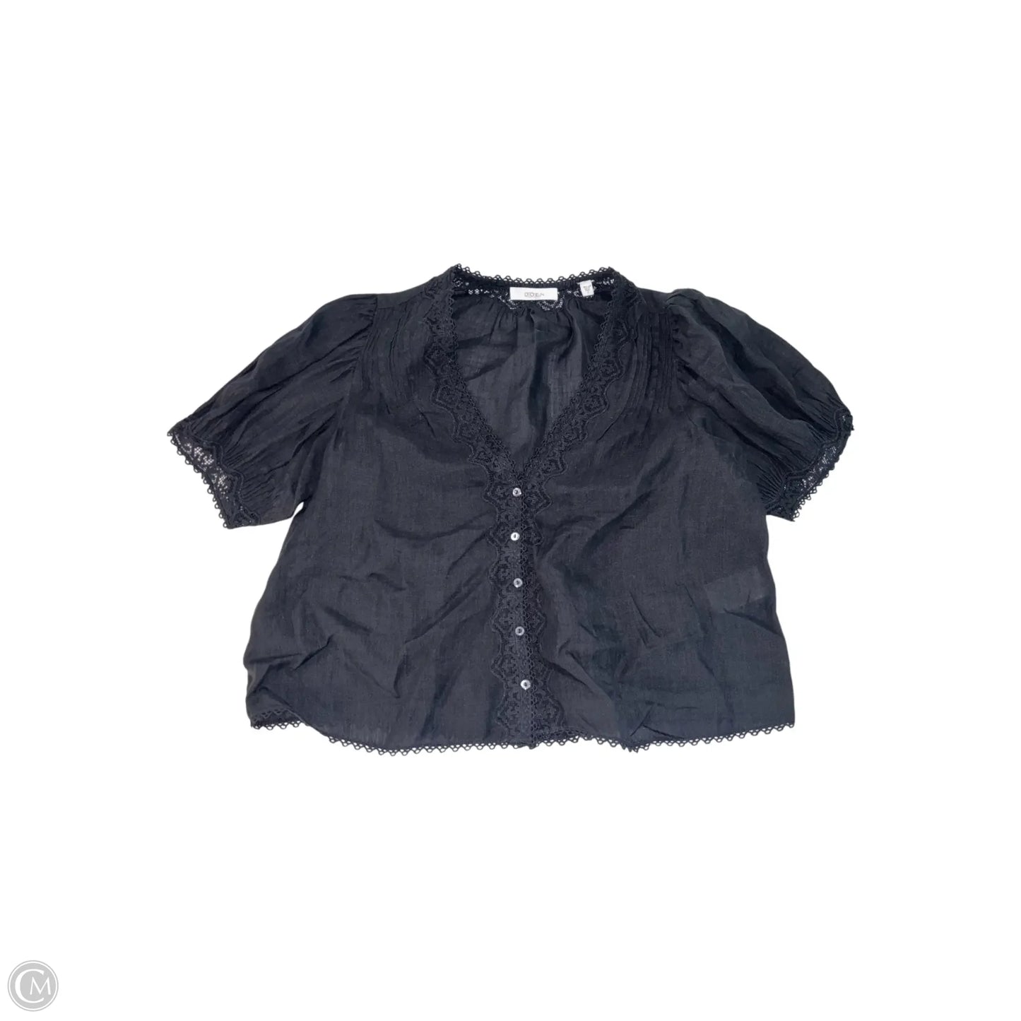 Top Short Sleeve Basic By Clothes Mentor In Black, Size: S
