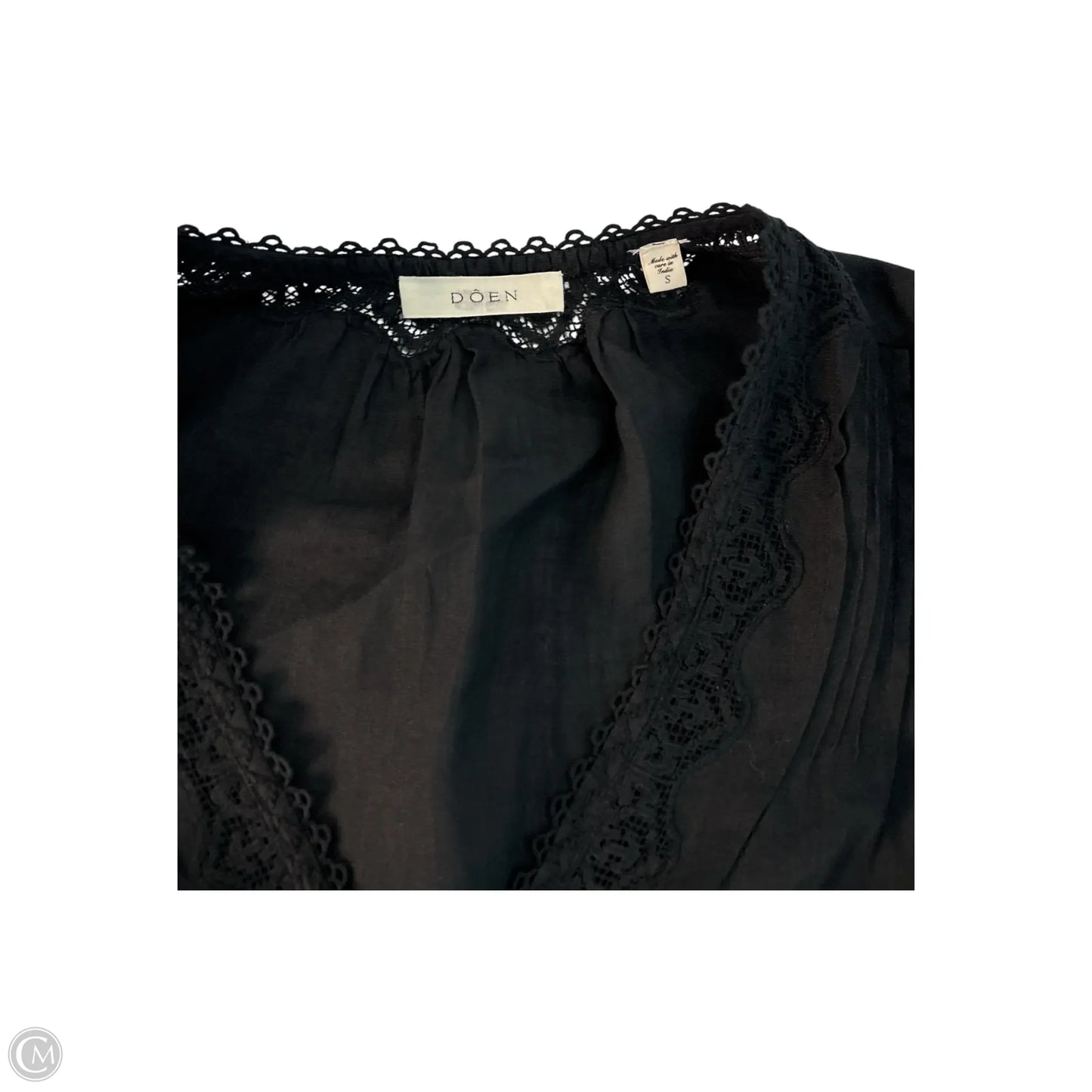 Top Short Sleeve Basic By Clothes Mentor In Black, Size: S