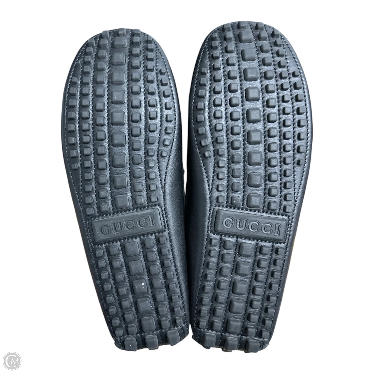 Shoes Luxury Designer By Gucci In Black, Size: 8 mens 6.5