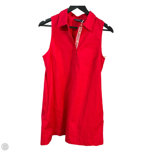 Dress Casual Midi By Vineyard Vines In Red, Size: S