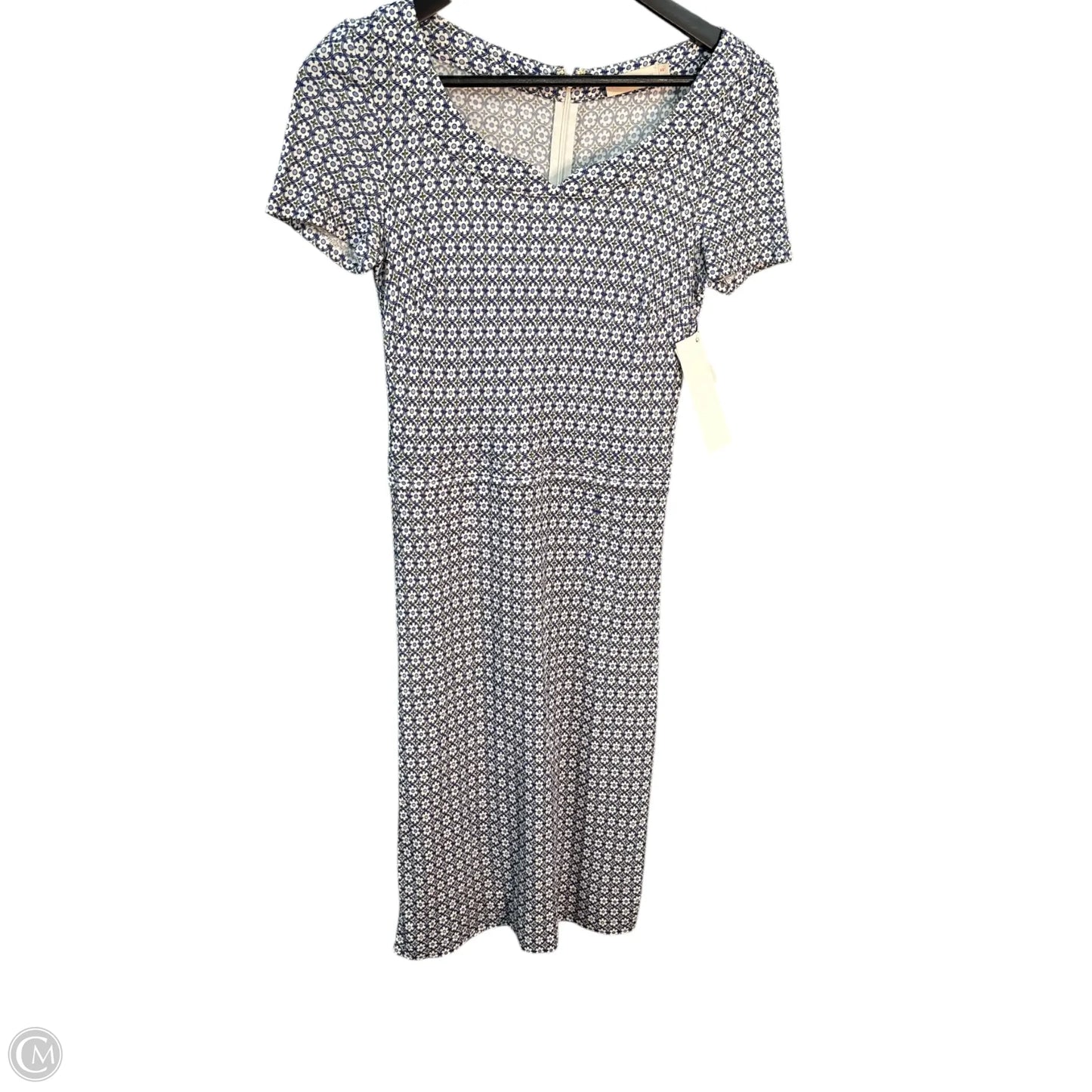 Dress Designer By Tory Burch In Blue & Yellow, Size: Xs
