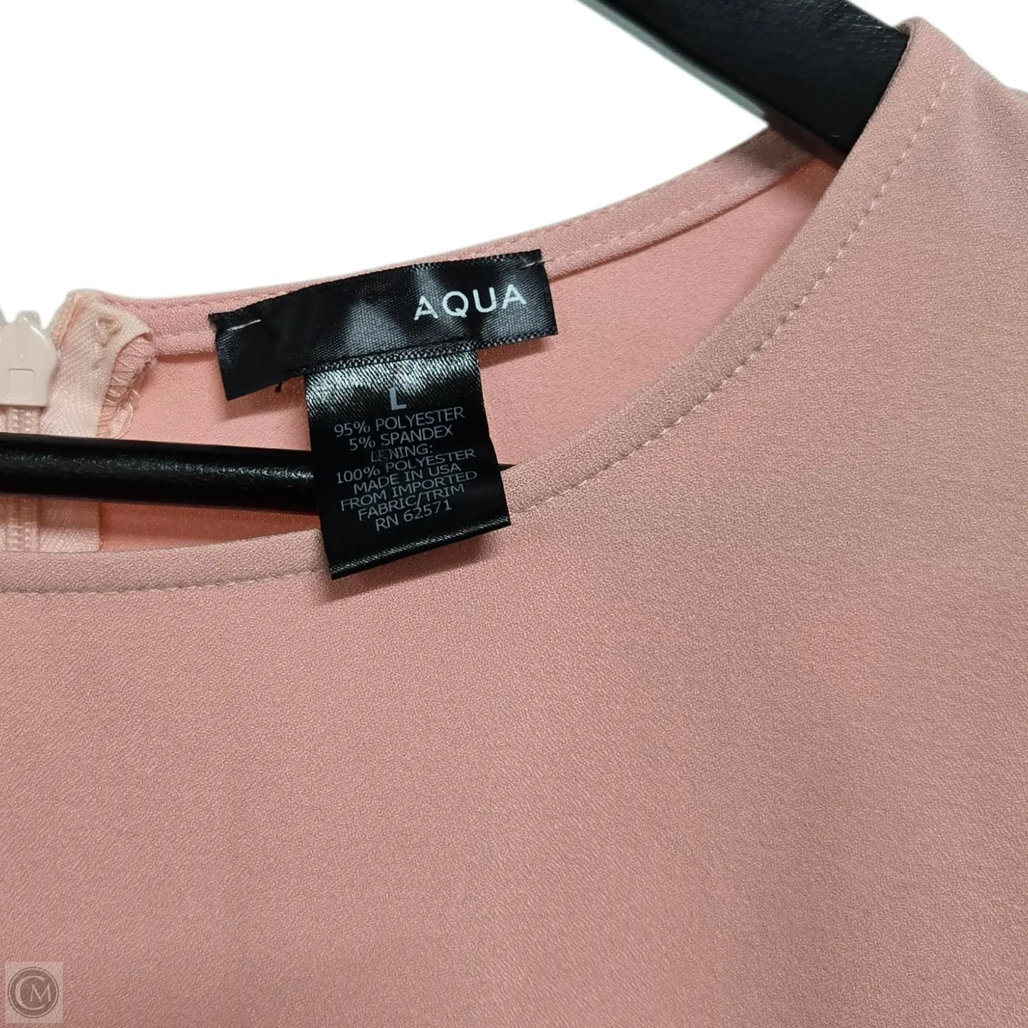 Dress Casual Midi By Aqua In Peach, Size: L