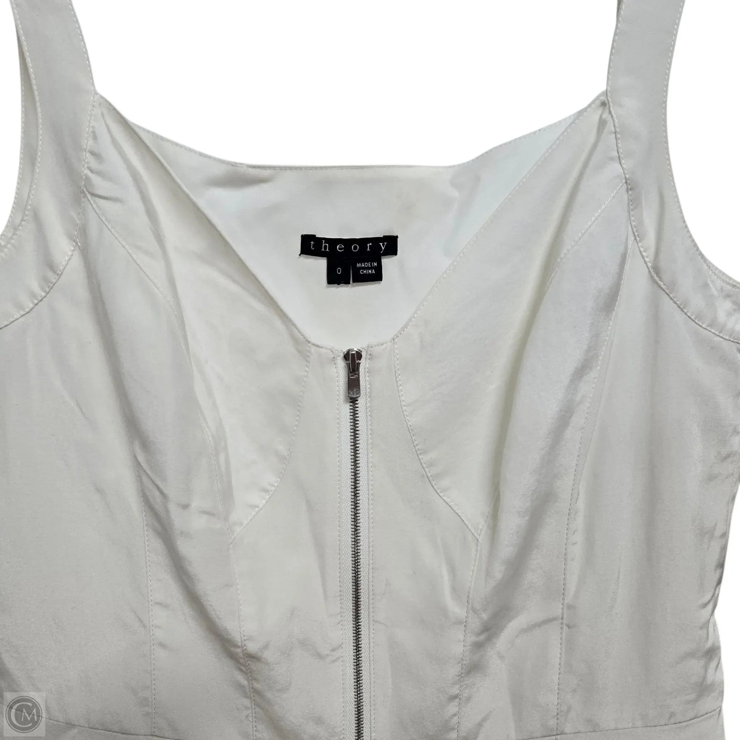 Dress Casual Midi By Theory In Cream, Size: 0