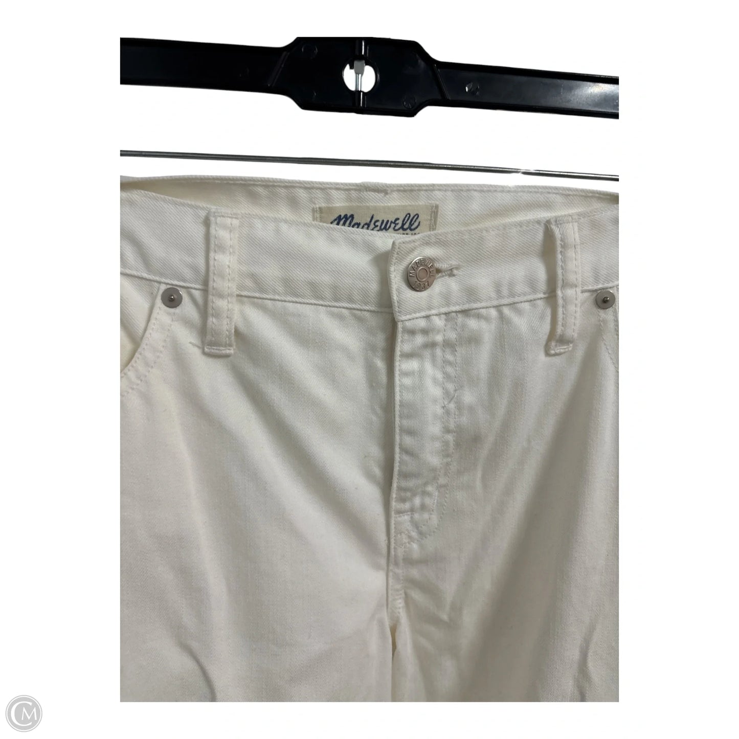 Jeans Straight By Madewell In White, Size: 14