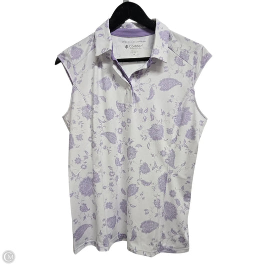 Athletic Tank Top By Coolibar In Purple, Size: M