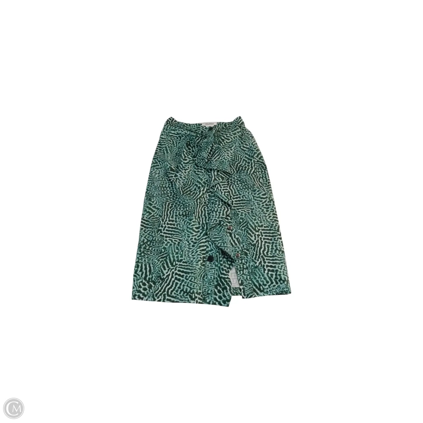 Skirt Designer By Max Mara In Green, Size: 8