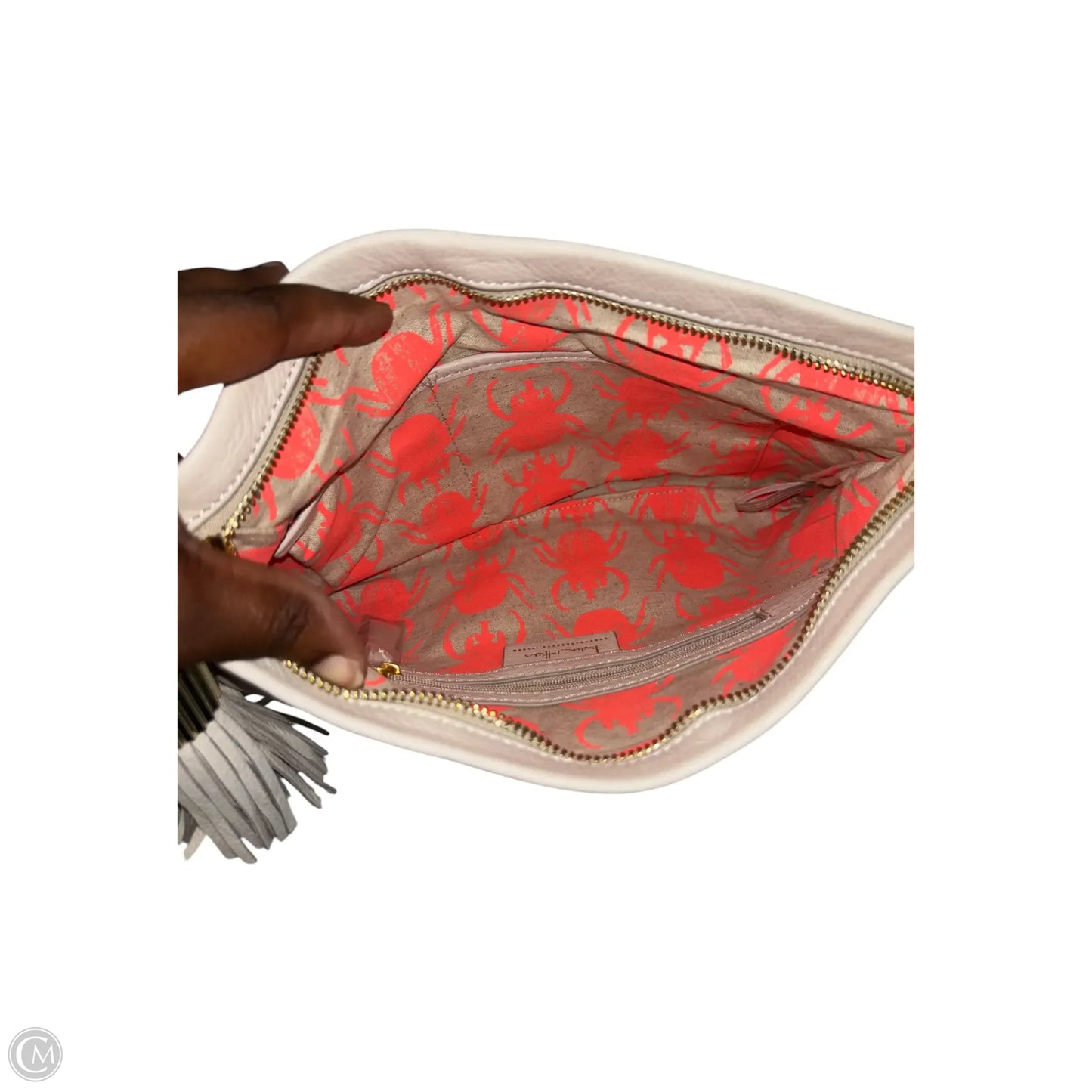 Clutch Leather By Clothes Mentor, Size: Large