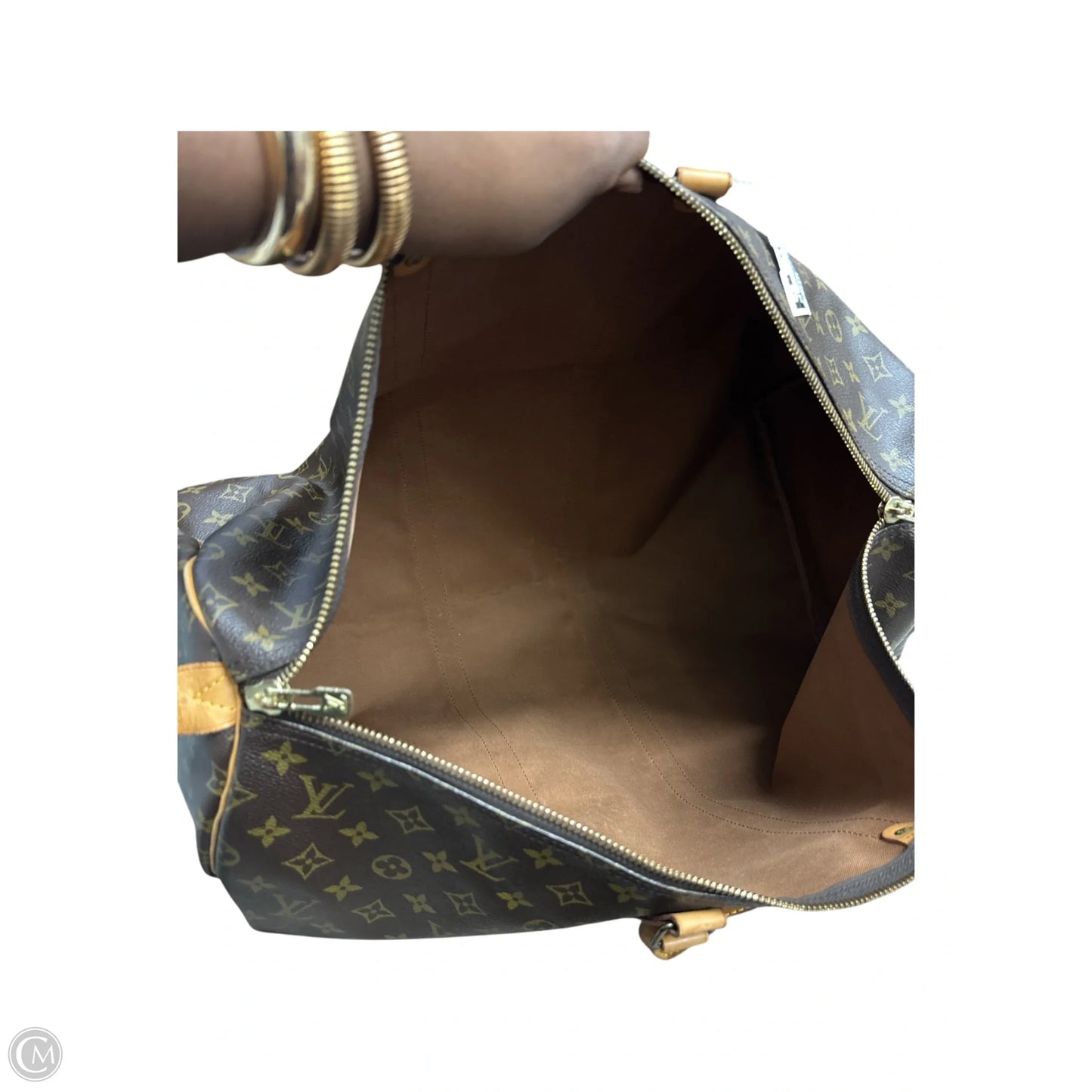 Luggage Luxury Designer By Louis Vuitton, Size: Large Keepal 50