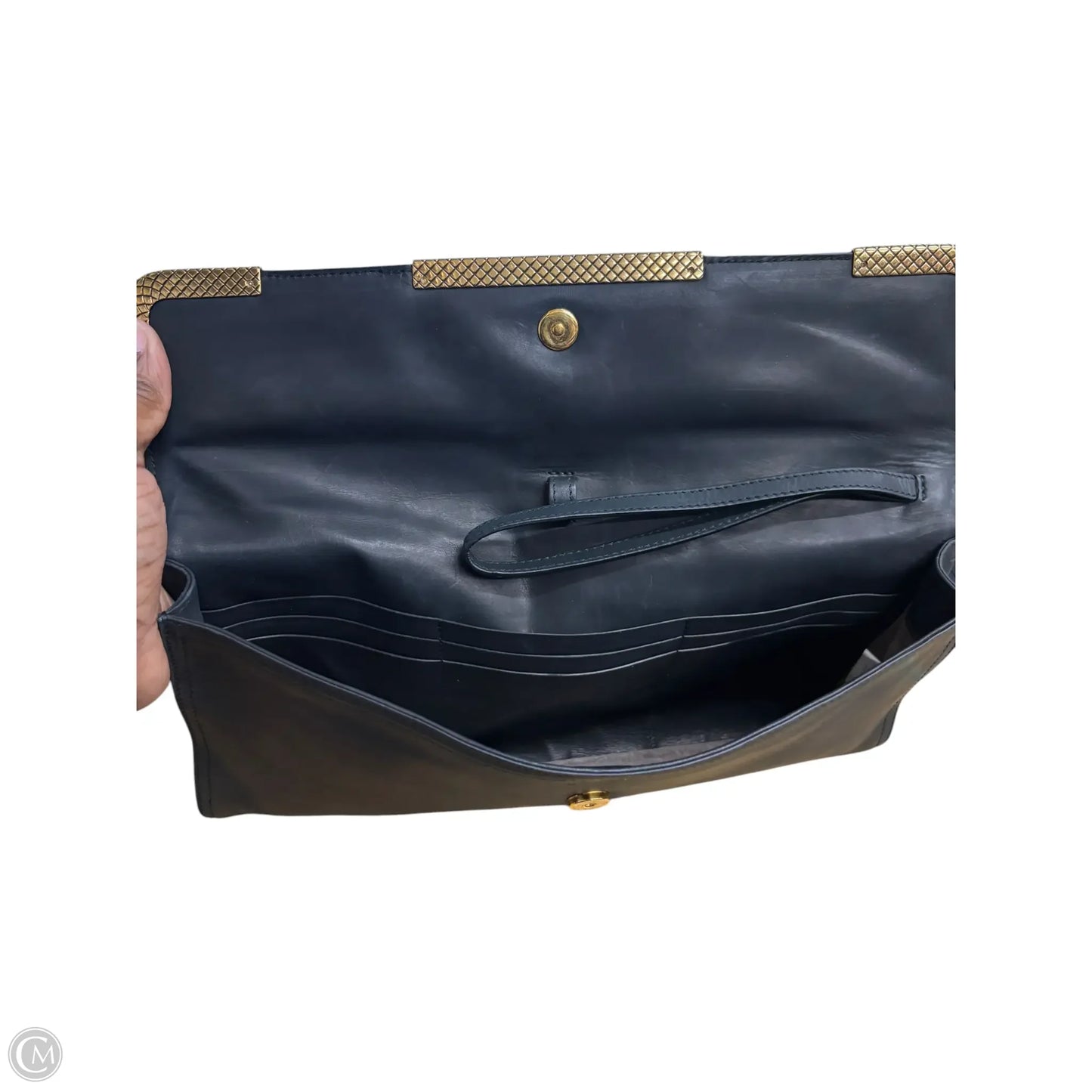 Clutch Luxury Designer By Bottega Veneta, Size: Large