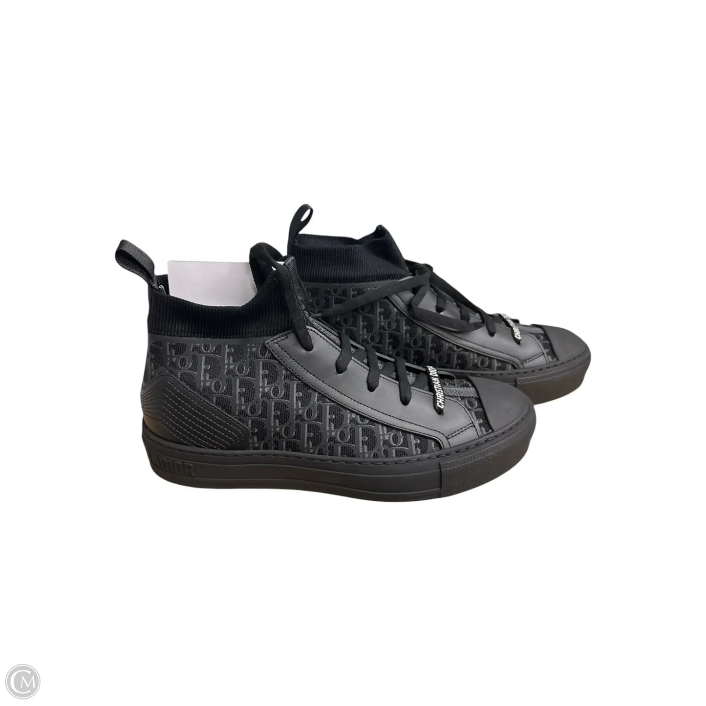 Shoes Luxury Designer By Dior In Black, Size: