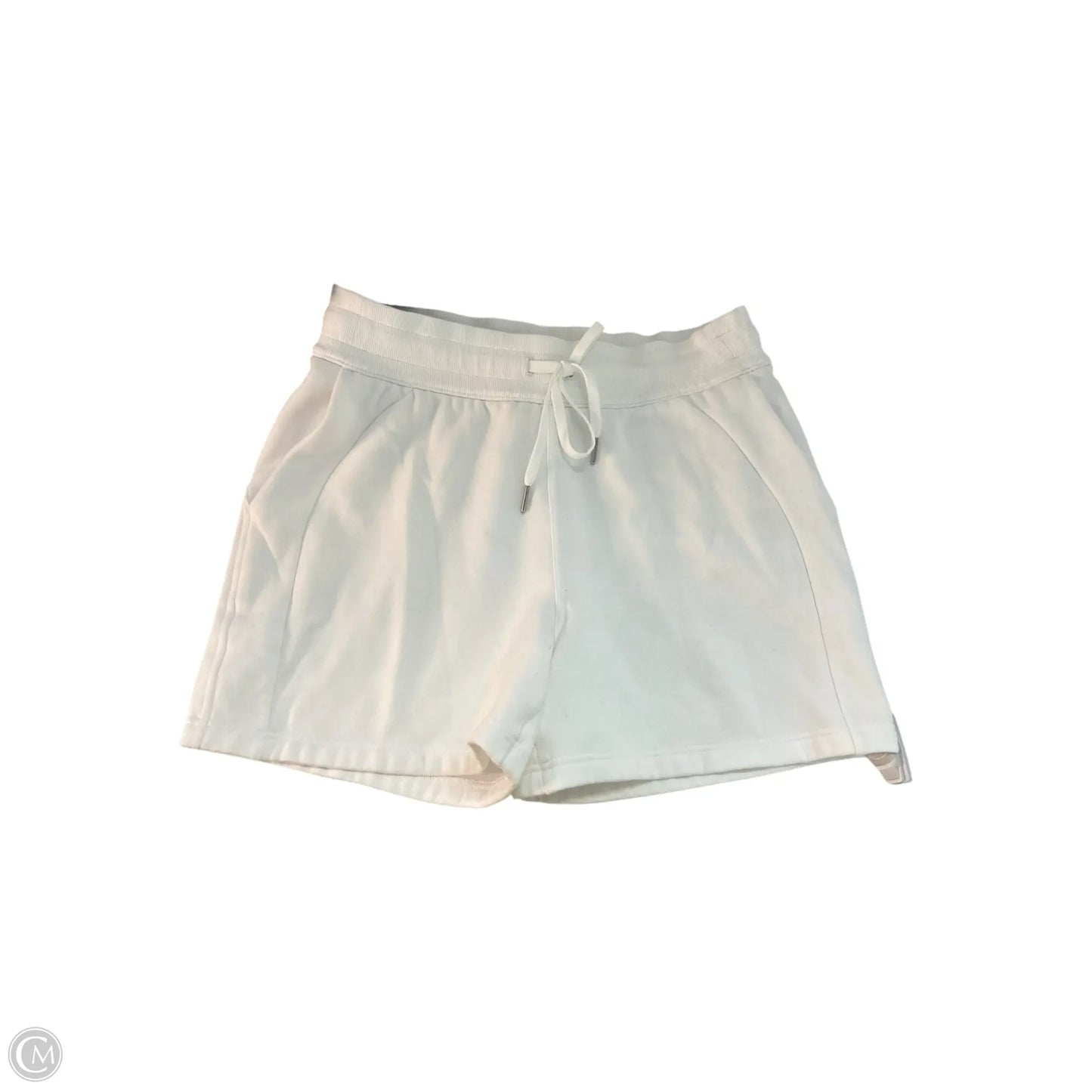 Athletic Shorts By Lululemon In White, Size: 10
