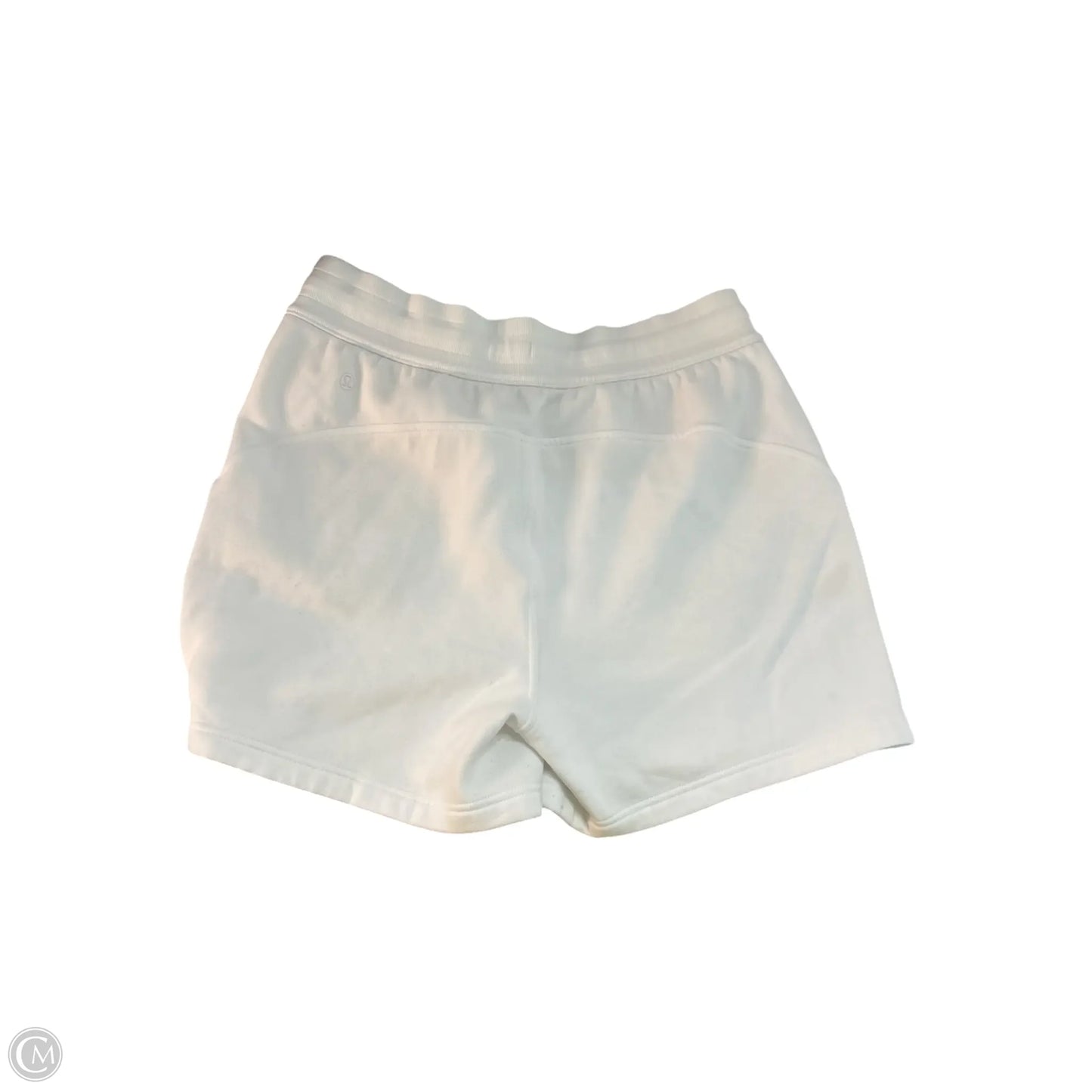 Athletic Shorts By Lululemon In White, Size: 10