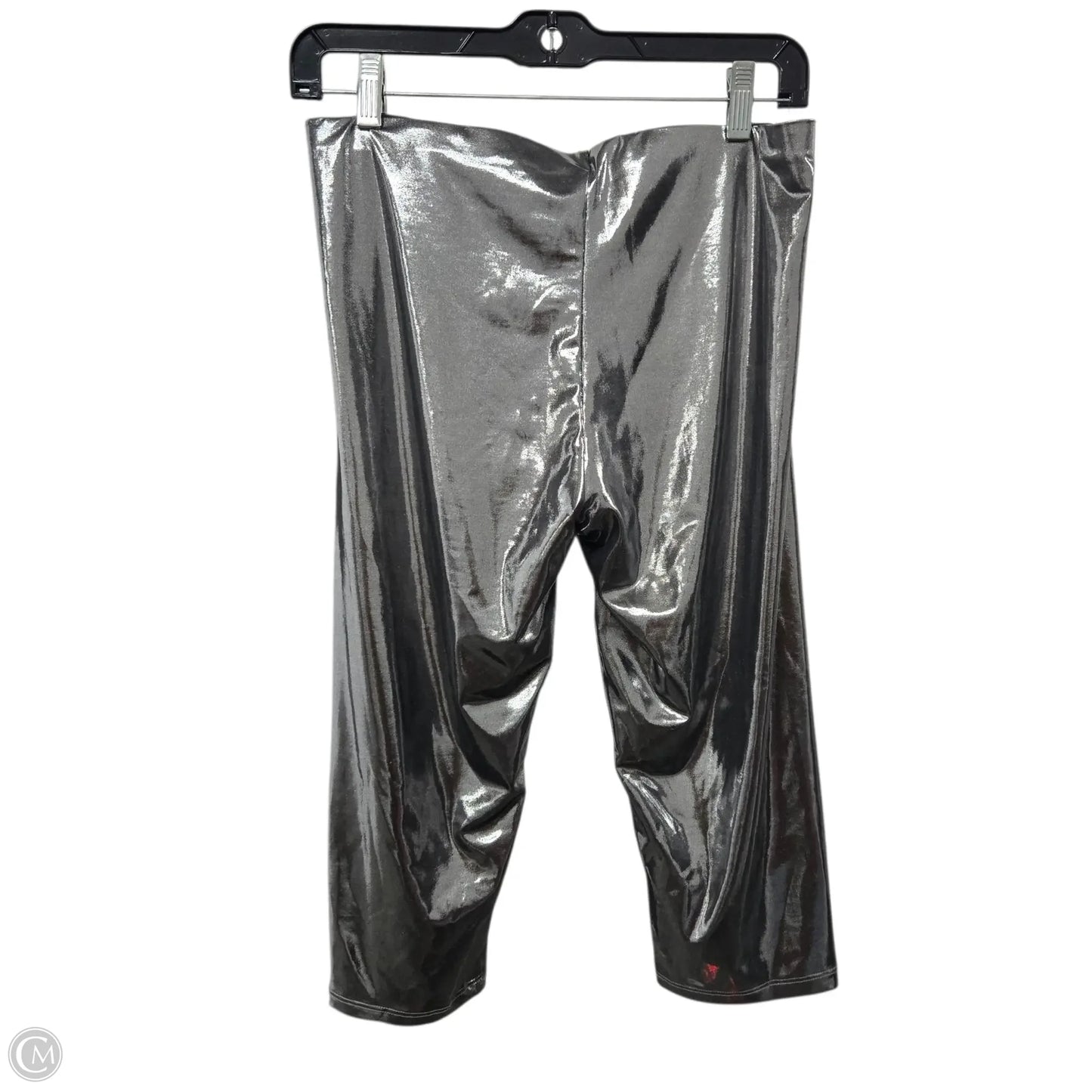 Capris By Nakedwardrobe In Silver, Size: L