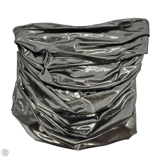 Top Sleeveless Basic By Nakedwardrobe In Silver, Size: Xl