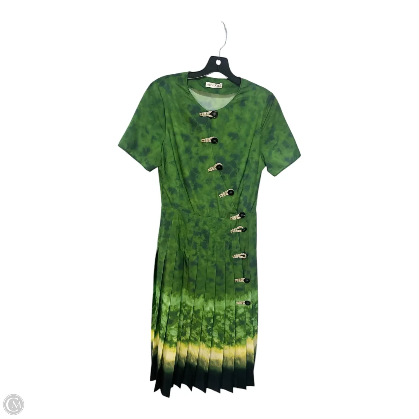 Dress Casual Midi By Cma In Green, Size: S