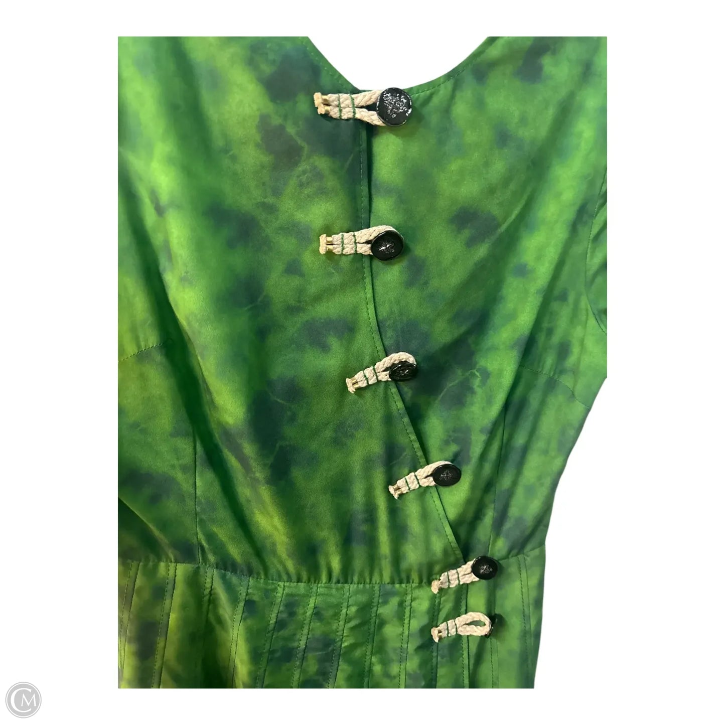 Dress Casual Midi By Cma In Green, Size: S